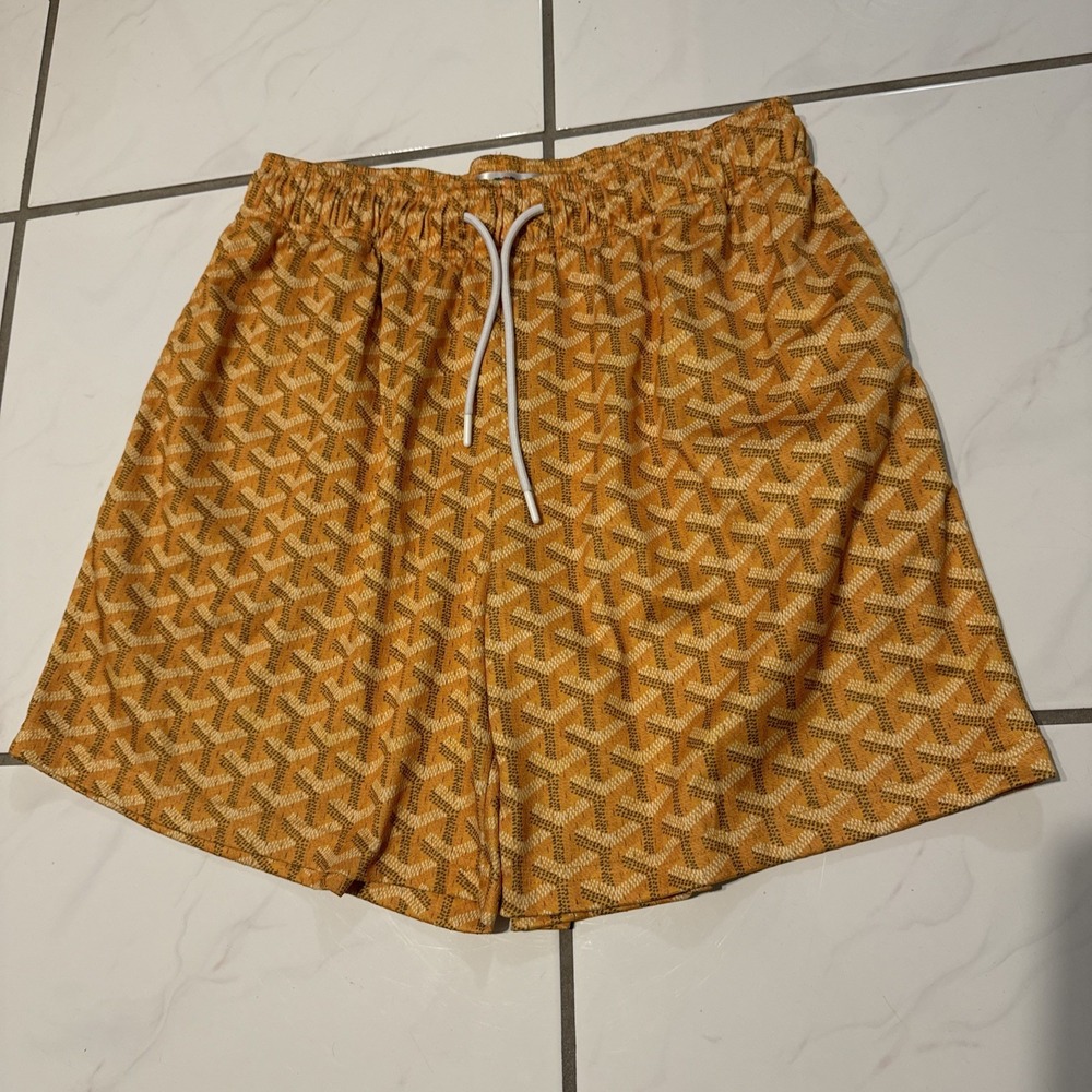 Mr Remade Shorts Mens All Over Luxury Designer Logo Print Monogram 2XL